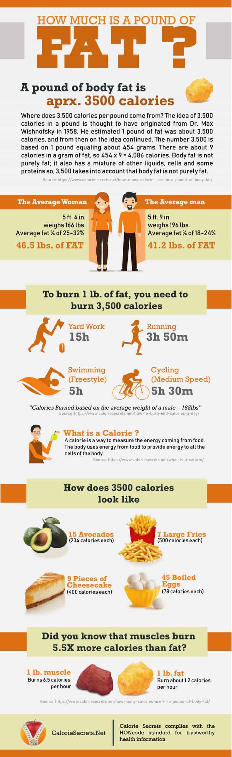 How Many Calories Are in a Pound of Body Fat?